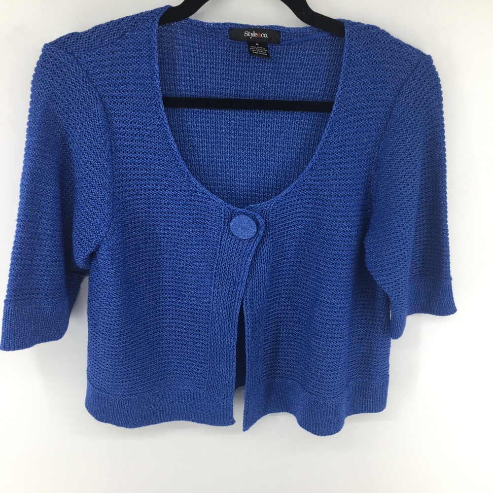 Style & Co Cropped Cardigan
